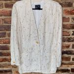 Suzelle Vintage Gold Beige Metallic Knit One Photo 0