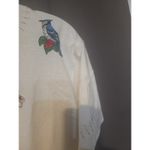 Fruit of the Loom Vintage T-Shirt, Women's M, Birds & Flowers, Glitter Graphics Photo 6