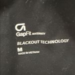 GapFIT Maternity Black Crossover Under Belly Leggings Size Medium Photo 7