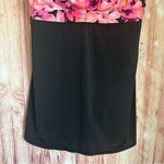 Calypso Cove Pink Floral Print Black Swim Dress Size 12 NWOT Photo 2