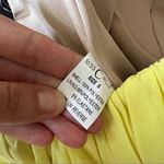 Miss Circle Paradise High Slit Yellow Chiffon Maxi Dress size S CL Photo 8