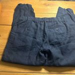 Club Monaco  linen blend joggers large navy Photo 6