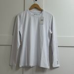 FIGS  Ribbed Longsleeve Underscrub in White, Size Large Photo 7