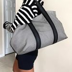 Bottega Veneta Marco polo Grey Canvas & Leather Tote Photo 13