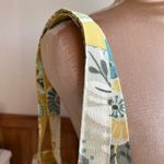 Handmade Tropical floral Yellow Green Shoulder Bag Photo 5