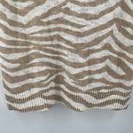 Lou & grey Sweater Tank Size Small Zebra Print Cotton Blend Knit Summer Neutral Photo 6