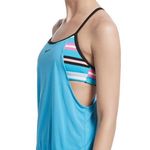 Nike  Women’s Athletic 2-in1 Tankini Swimsuit Workout Layered Athletic Top Photo 2