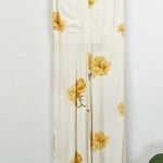 Reformation Cozumel Jumpsuit in TANGIERS Floral White Ruffle Size 6 Photo 0