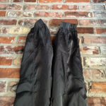 Aerie Gray Satin Cargo Joggers Pants, S Photo 3