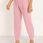 DONNI. NWOT Pink Sweater Henley Sweatpants Rose Size XS Photo 4