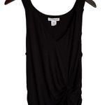 Lucky Brand sleeveless v-neck jerey knit black maxi dress size xl Photo 2