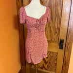 BP Nordstroms ditsy floral tie front mini dress Photo 3