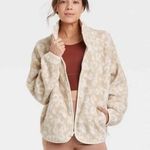 All In Motion NWT  Sherpa Jacket Beige Leopard Size Small S NEW Photo 0