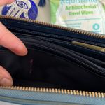 Fossil Blue Wallet Shore Thing Women’s Full Zip Vegan Wristlet Wallet Photo 9