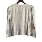 Vintage Jeffrey & Dara Women Jacket 10 Lace Inlet Retro Glam Dainty Romantic Photo 2
