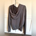 Athleta  Long Sleeve Sweatshirt Hoodie Size Large Casual Comfy Gray Purple Photo 4