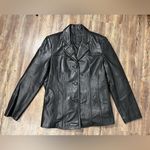 Avanti  New York Black Genuine Leather Buttery Soft Jacket Large Punk Grunge Rock Photo 8