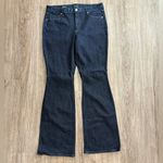 White House | Black Market WHBM Dark Wash Denim High Rise Skinny Flare Sculpt Jeans Photo 1