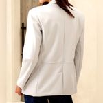 Banana Republic  selenite vegan leather double breasted blazer. Size Small. NWT. Photo 1