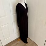 Three Seasons Maternity Maxi Dress Black Long Sleeves Size undefined Photo 1