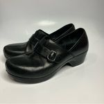 Dansko  black leather clog shoes‎ size 40 Photo 2
