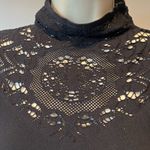 Bebe  Black Textured Fabric Photo 2