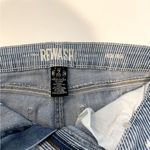 REWASH  half patterned/stripped jeans shorts Photo 2