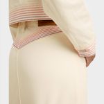 Levi's Levi’s Premium Women’s Ribcage Denim Mini Skirt Rainbow Embroidered in Ecru 29 Photo 2