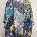 Crescent Crecent Sz S Multicolor Patchwork Kimono Photo 1