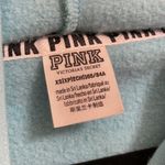 PINK - Victoria's Secret  light blue pullover hoodie sweater, white logo, XS Photo 4