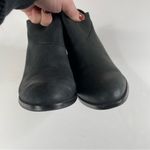 Toms  Womens Leilani Black Leather Ankle Booties Size 7.5 Photo 4