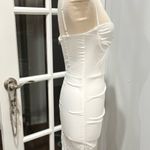 White Satin Corset Dress Size XS Photo 3