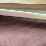 Elegant Chocolate Brown with White Trim Women's Leggings Photo 2