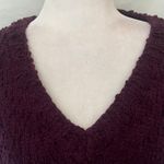 Altar'd State  Chenille Burgundy Womens Sweater Sz M Preppy Boho Cozy Cottagecore Photo 2