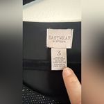 Chico's Chico’s EasyWear Black Glittery Layered Top Size 3 (XL)‎ Photo 1