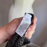 Loft Shimmer Metallic Pearlized Cuff Ribbed Sweater Puff Long Sleeves Top Sz M Photo 8