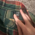 SheIn  Plaid Mini Skirt - Red, Green, and Yellow Photo 2