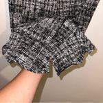 Hot Kiss  women’s black/white Capri bell bottom stretchy pants Large Photo 8