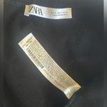 ZARA  Black Fitted Sleeveless Crop Tank Top Photo 4