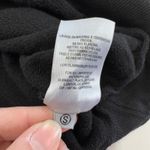 Anthropologie T.La Hoodie Womens Small Black Mara Knit Lace Up Neck Photo 4