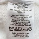 Loft  Paisley Raglan V Neck Pullover Sweater White Purple Petite Small Photo 9