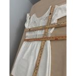 Arden B . Sheath Dress Womens White Crinkle Sheer Mesh Panel Evening Back Zip Photo 4