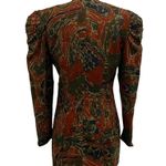 Vintage Long Line Blazer Puff Sleeve Floral By Gina Danova Size 10 Size L Photo 9