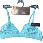 No Boundaries NWT  Freecut Ruffle Bralette Turquoise XS Photo 0