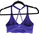 Under Armour Womens Low-Impact Sports Bra V Neck Strappy Purple XS Photo 1