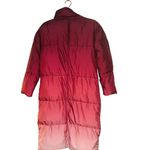Busayo Collective Ombré Wine Pink Purple Parka Puffer Trench Jacket size XS Photo 3
