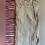 Free People  Green Semi Sweet Striped Pants. Size Small. Photo 5