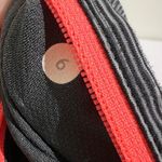 Lululemon Pace Rival Crops Leggings Womens 6 Gray Wee Stripe Orange Photo 2