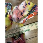 Chico's  Women Jacket Suze 1 Orange Floral Snap Front Colorful Classic‎ Business Photo 4