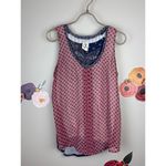 Anthropologie One September from  Red Floral Bandana Tank - Size - Medium Photo 4